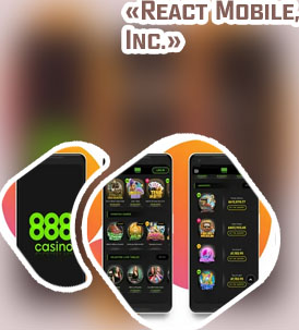 Mobile casino react technology