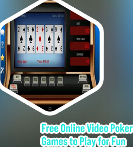 Video poker practice software