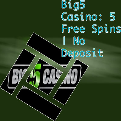 Big 5 casino 5 free spins no deposit